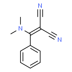 ChemSpider 2D Image | [(Dimethylamino)(phenyl)methylene]malononitrile | C12H11N3