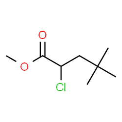 ChemSpider 2D Image | Methyl 2-chloro-4,4-dimethylpentanoate | C8H15ClO2