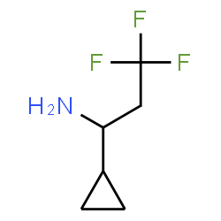 ChemSpider 2D Image | 1-Cyclopropyl-3,3,3-trifluoro-1-propanamine | C6H10F3N