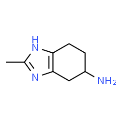 ChemSpider 2D Image | 2-Methyl-4,5,6,7-tetrahydro-1H-benzimidazol-6-amine | C8H13N3