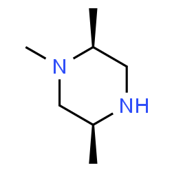 ChemSpider 2D Image | (2S,5S)-1,2,5-Trimethylpiperazine | C7H16N2