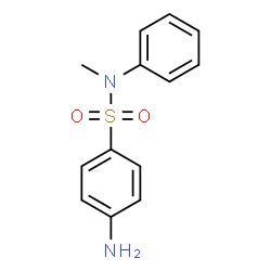 ChemSpider 2D Image | 4-Amino-N-methyl-N-phenylbenzenesulfonamide | C13H14N2O2S