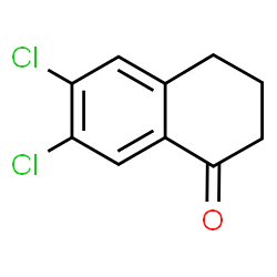ChemSpider 2D Image | 6,7-DICHLORO-1-TETRALONE | C10H8Cl2O
