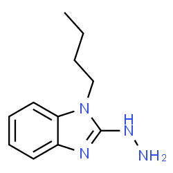 ChemSpider 2D Image | 1-Butyl-2-hydrazino-1H-benzimidazole | C11H16N4