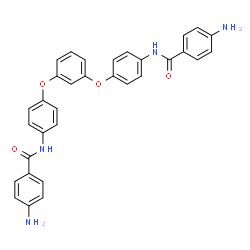 ChemSpider 2D Image | N,N'-[1,3-Phenylenebis(oxy-4,1-phenylene)]bis(4-aminobenzamide) | C32H26N4O4