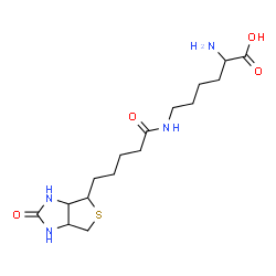 ChemSpider 2D Image | e-N-Biotinyl-L-lisine | C16H28N4O4S