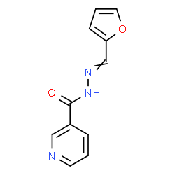 ChemSpider 2D Image | N'-(2-Furylmethylene)nicotinohydrazide | C11H9N3O2