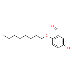 ChemSpider 2D Image | 5-Bromo-2-(octyloxy)benzaldehyde | C15H21BrO2