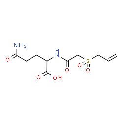 ChemSpider 2D Image | N~2~-[(Allylsulfonyl)acetyl]glutamine | C10H16N2O6S
