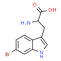 ChemSpider 2D Image | 6-Bromotryptophan | C11H11BrN2O2