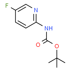 ChemSpider 2D Image | tert-Butyl (5-fluoropyridin-2-yl)carbamate | C10H13FN2O2