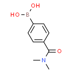 ChemSpider 2D Image | 4-Dimethylcarbamoylphenylboronic acid | C9H12BNO3