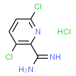 ChemSpider 2D Image | 3,6-dichloropicolinimidamide hydrochloride | C6H6Cl3N3