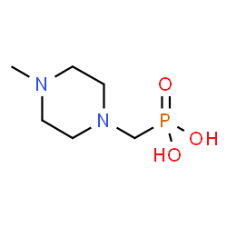 ChemSpider 2D Image | [(4-Methyl-1-piperazinyl)methyl]phosphonic acid | C6H15N2O3P