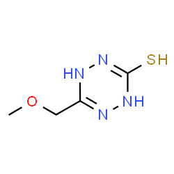 ChemSpider 2D Image | 6-(Methoxymethyl)-1,4-dihydro-1,2,4,5-tetrazine-3(2H)-thione | C4H8N4OS