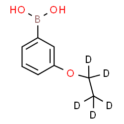 ChemSpider 2D Image | {3-[(~2~H_5_)Ethyloxy]phenyl}boronic acid | C8H6D5BO3