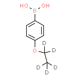 ChemSpider 2D Image | {4-[(~2~H_5_)Ethyloxy]phenyl}boronic acid | C8H6D5BO3