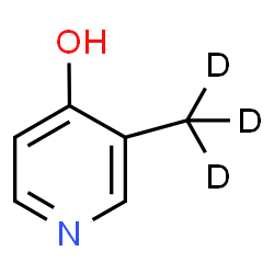 ChemSpider 2D Image | 3-(~2~H_3_)Methyl-4-pyridinol | C6H4D3NO