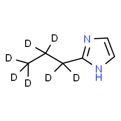 ChemSpider 2D Image | 2-(~2~H_7_)Propyl-1H-imidazole | C6H3D7N2