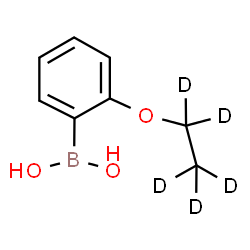 ChemSpider 2D Image | {2-[(~2~H_5_)Ethyloxy]phenyl}boronic acid | C8H6D5BO3
