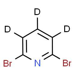 ChemSpider 2D Image | 2,6-Dibromo(~2~H_3_)pyridine | C5D3Br2N