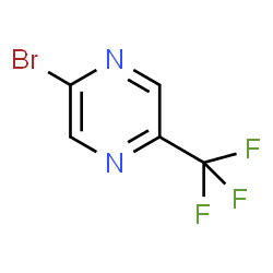 ChemSpider 2D Image | 2-Bromo-5-(trifluoromethyl)pyrazine | C5H2BrF3N2