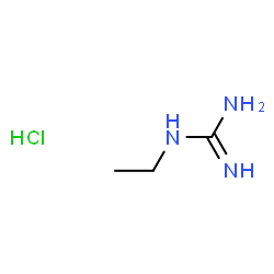 ChemSpider 2D Image | ethylguanidine hydrochloride | C3H10ClN3