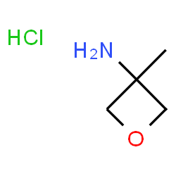 ChemSpider 2D Image | 3-Methyloxetan-3-amine hydrochloride | C4H10ClNO