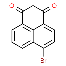 ChemSpider 2D Image | 6-Bromo-1H-phenalene-1,3(2H)-dione | C13H7BrO2