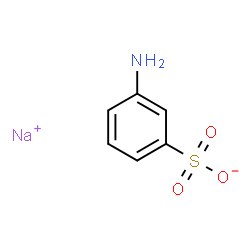 ChemSpider 2D Image | Sodium 3-aminobenzenesulfonate | C6H6NNaO3S
