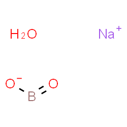ChemSpider 2D Image | oxido(oxo)borane; sodium(1+) dihydride; hydrate | H2BNaO3