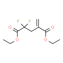 ChemSpider 2D Image | Diethyl 2,2-difluoro-4-methylenepentanedioate | C10H14F2O4