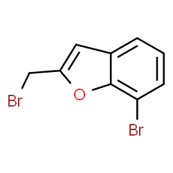 ChemSpider 2D Image | 7-Bromo-2-(bromomethyl)-1-benzofuran | C9H6Br2O