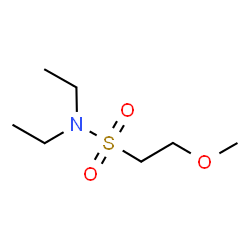 ChemSpider 2D Image | N,N-Diethyl-2-methoxyethanesulfonamide | C7H17NO3S