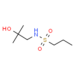 ChemSpider 2D Image | N-(2-Hydroxy-2-methylpropyl)-1-propanesulfonamide | C7H17NO3S