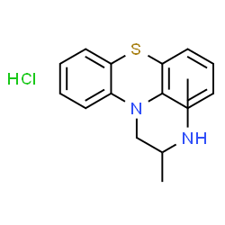 ChemSpider 2D Image | N-Methyl-1-(10H-phenothiazin-10-yl)-2-propanamine hydrochloride (1:1) | C16H19ClN2S