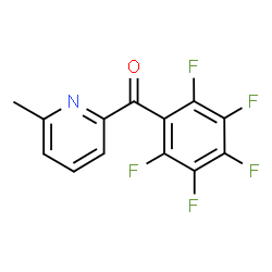 ChemSpider 2D Image | (6-Methyl-2-pyridinyl)(pentafluorophenyl)methanone | C13H6F5NO