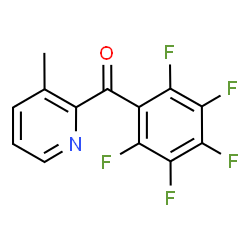 ChemSpider 2D Image | (3-Methyl-2-pyridinyl)(pentafluorophenyl)methanone | C13H6F5NO