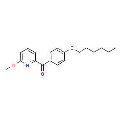 ChemSpider 2D Image | 2-[4-(HEXYLOXY)BENZOYL]-6-METHOXYPYRIDINE | C19H23NO3