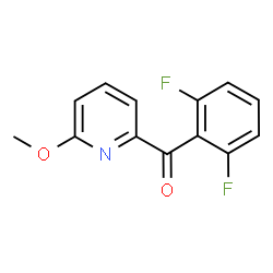 ChemSpider 2D Image | (2,6-Difluorophenyl)(6-methoxy-2-pyridinyl)methanone | C13H9F2NO2