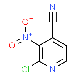ChemSpider 2D Image | 2-Chloro-3-nitroisonicotinonitrile | C6H2ClN3O2