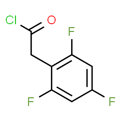 ChemSpider 2D Image | (2,4,6-Trifluorophenyl)acetyl chloride | C8H4ClF3O