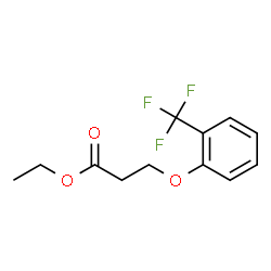 ChemSpider 2D Image | Ethyl 3-[2-(trifluoromethyl)phenoxy]propanoate | C12H13F3O3