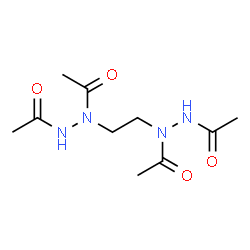 ChemSpider 2D Image | N,N'-1,2-Ethanediylbis(N'-acetylacetohydrazide) | C10H18N4O4