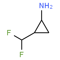 ChemSpider 2D Image | 2-(Difluoromethyl)cyclopropanamine | C4H7F2N