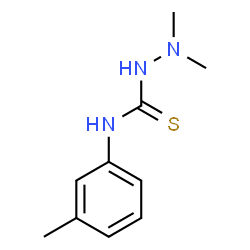 ChemSpider 2D Image | 3-(dimethylamino)-1-(3-methylphenyl)thiourea | C10H15N3S