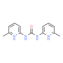 ChemSpider 2D Image | 2,2'-(Carbonyldiimino)bis(6-methylpyridinium) | C13H16N4O