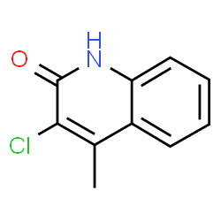 ChemSpider 2D Image | 3-chloro-4-methylquinolin-2-ol | C10H8ClNO