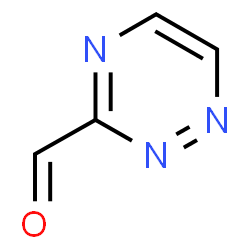 ChemSpider 2D Image | 1,2,4-Triazine-3-carbaldehyde | C4H3N3O