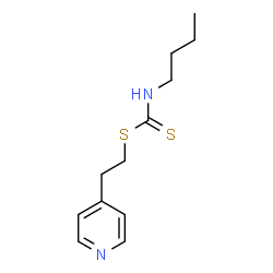 ChemSpider 2D Image | 2-(4-Pyridinyl)ethyl butylcarbamodithioate | C12H18N2S2